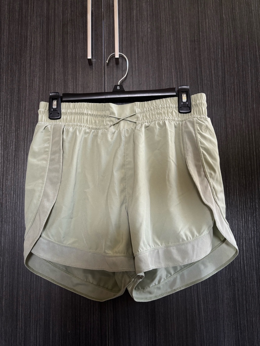 Women's Light Olive Athletic Shorts